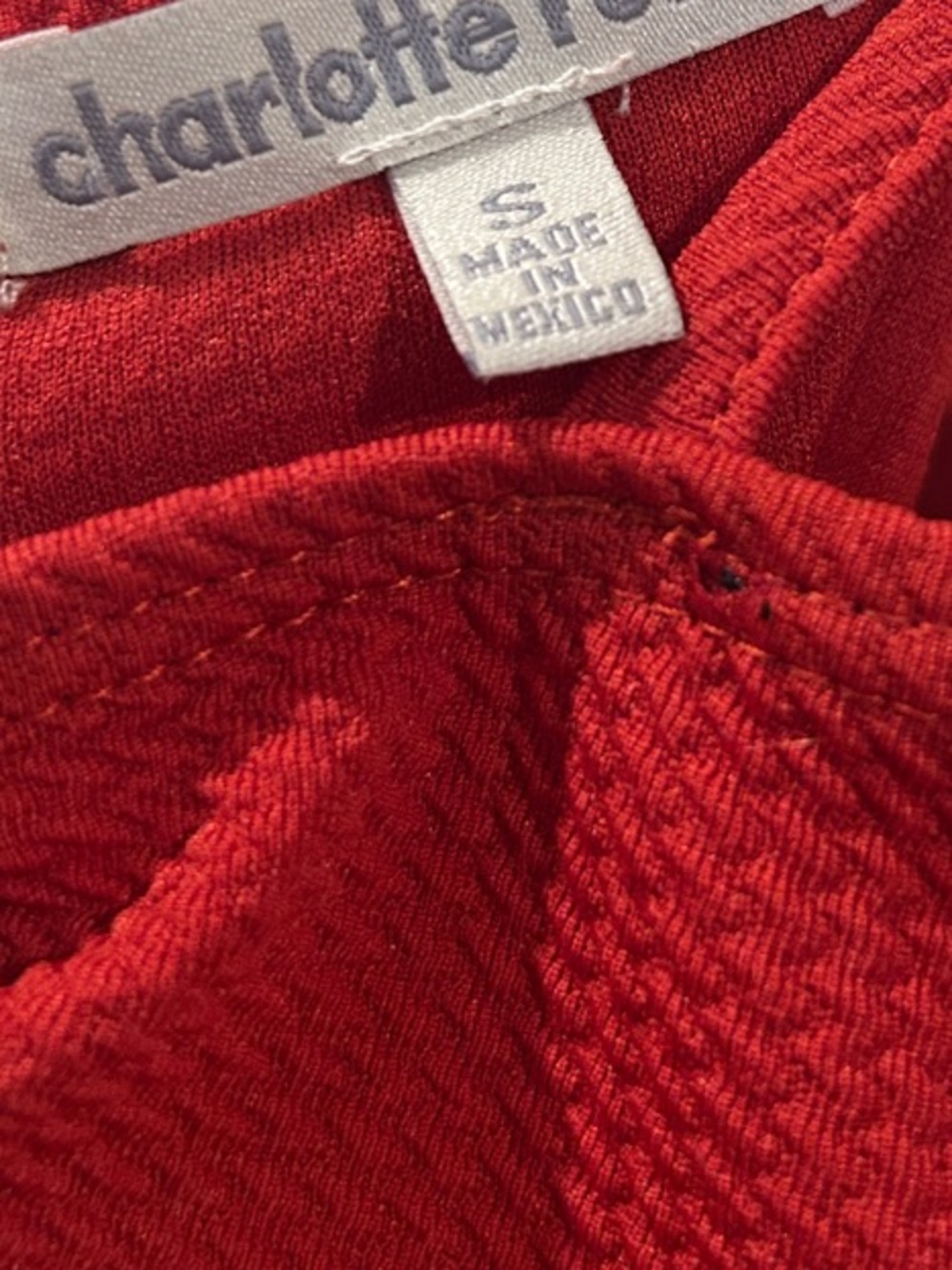 Charlotte Russe Red Strappy Mini Dress Size S - Picture 5 of 5